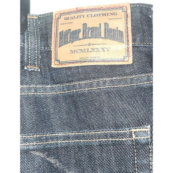 Hilfiger Heritage Bootcut jeans dark blue Size 42/32 Five pocket - Picture 5 of 9